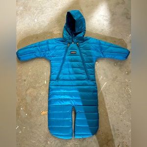NWT blue Patagonia baby bunting